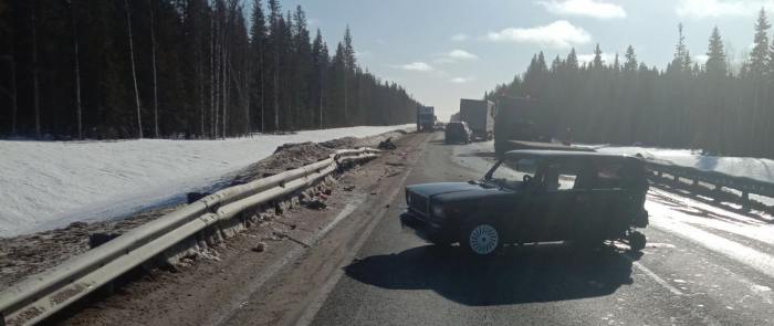 Северодвинка устроила ДТП на федеральной трассе